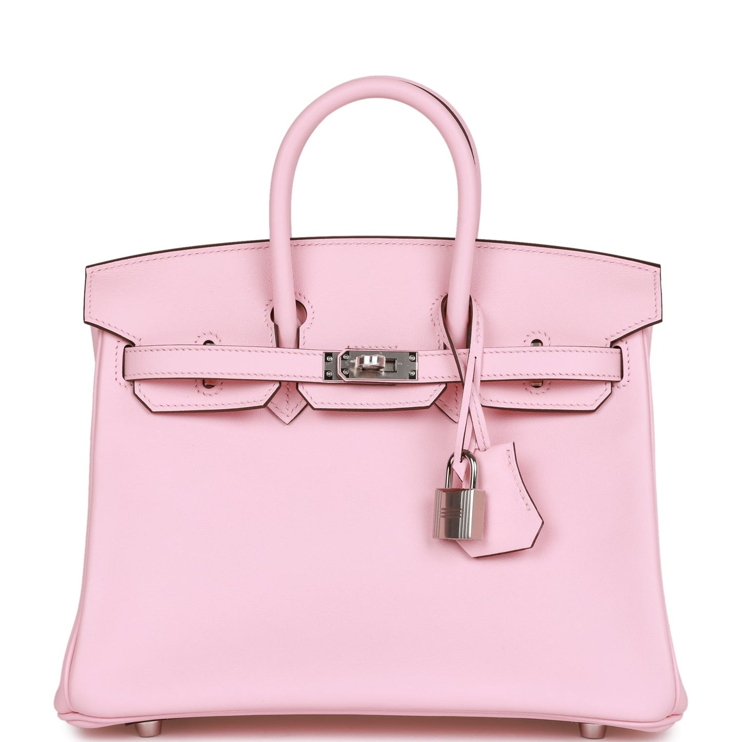 Hermès Birkin 25 Rose Sakura Swift con herrajes de paladio
