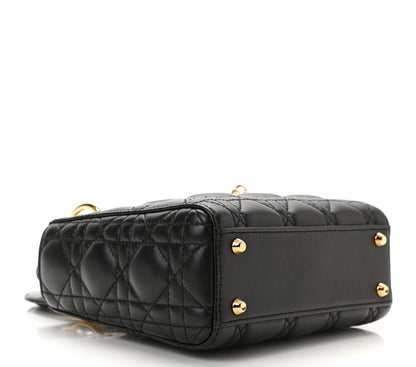 CHRISTIAN Mini Lady Dior Negro