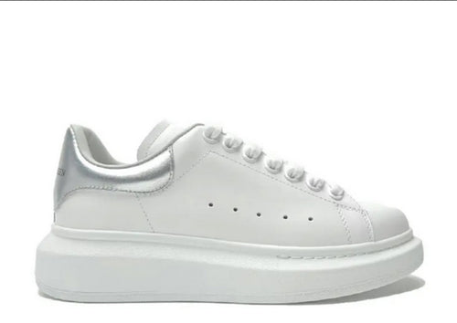 Zapatillas Alexander McQueen extragrandes 'Bleach White Silver'