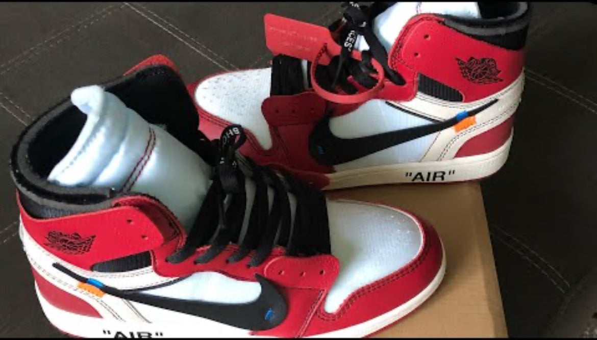 Off White x Air Jordan 1 Chicago 2017 (Lote LN5 A1)