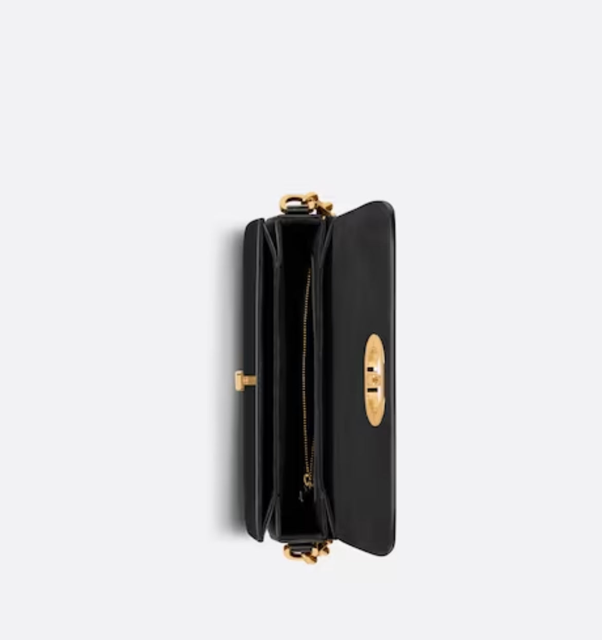 BOLSO 30 MONTAIGNE AVENUE Piel de becerro negra