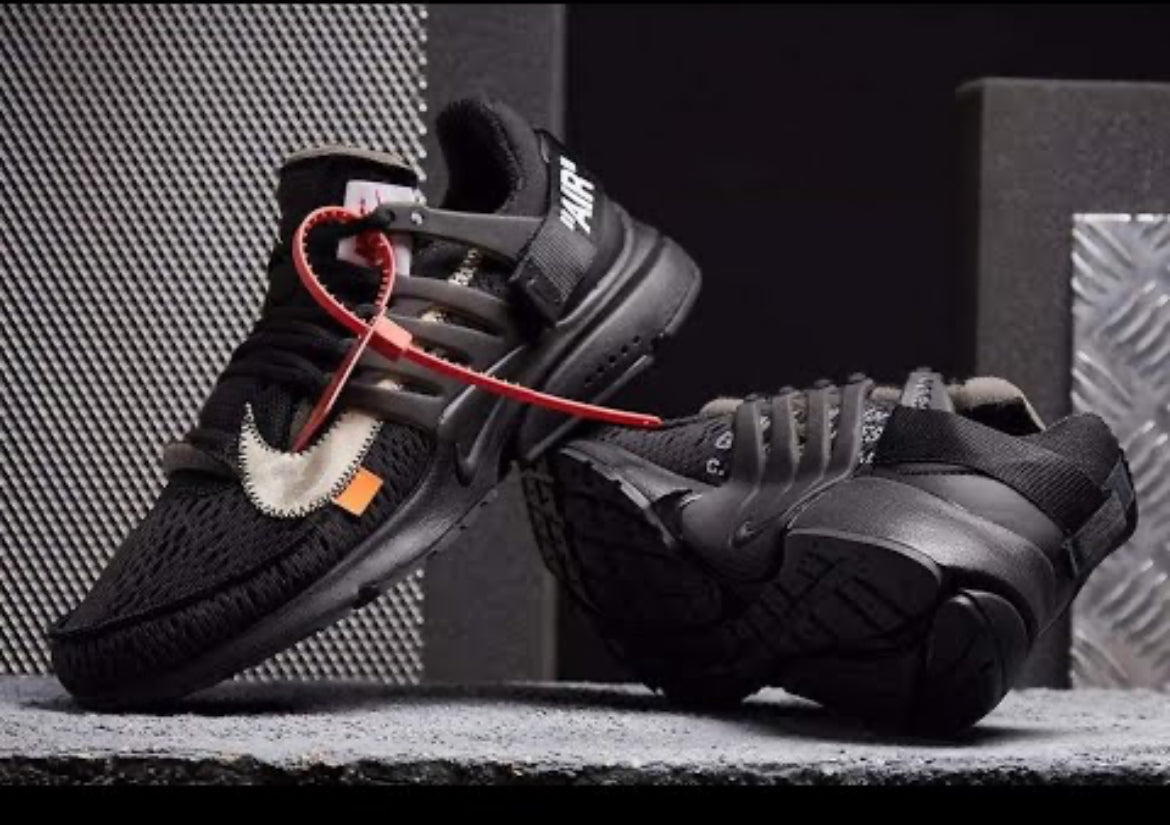 Off-White x Nike Presto Triple Negro 2018