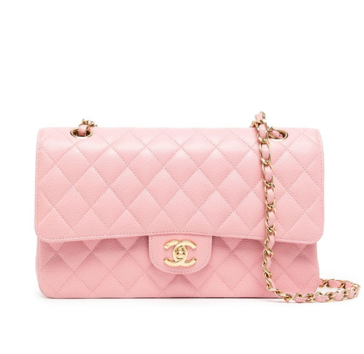 Bolso de hombro mediano con doble solapa 2005