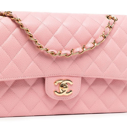 Bolso de hombro mediano con doble solapa 2005