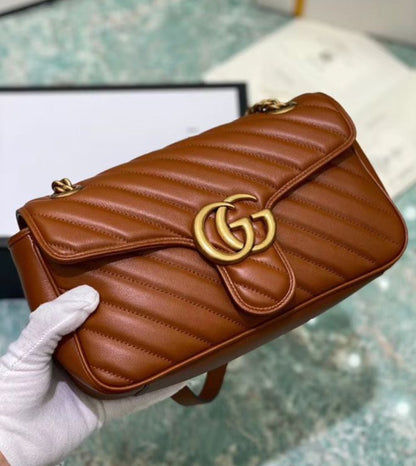 hand Small Shoulder Bag Coffee