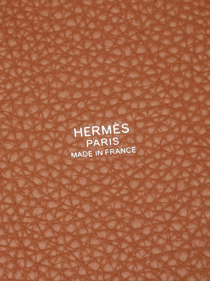 Hermès Eclat Picotin Lock 18 Gold Clemence Gold Hardware